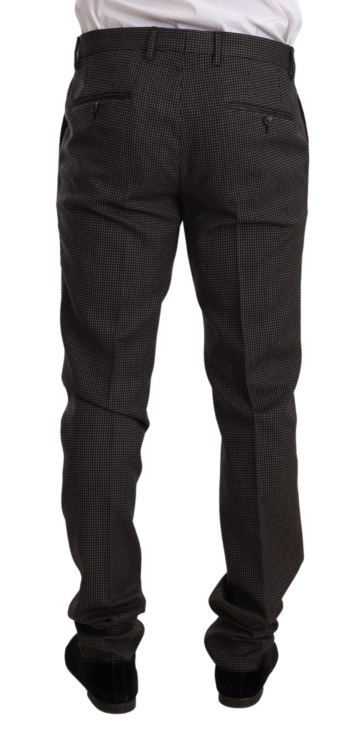 Dolce & Gabbana Elegant Grey Martini villainen pukusarja