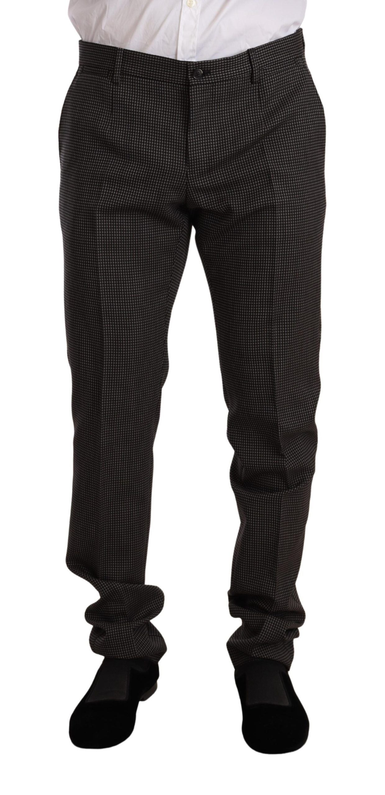 Dolce & Gabbana Elegant Grey Martini villainen pukusarja