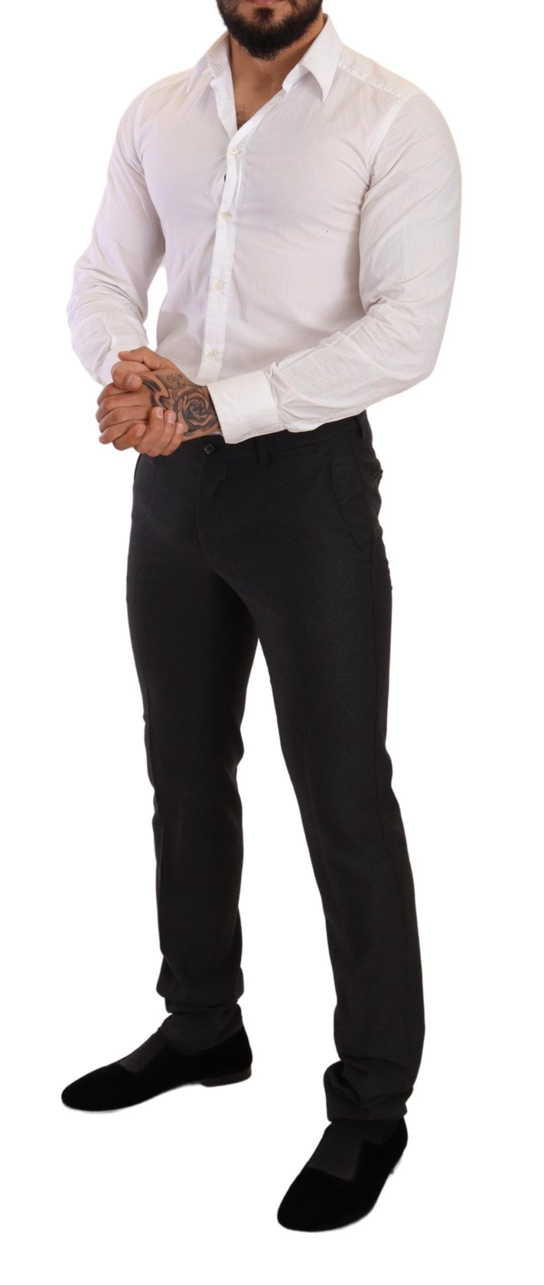Dolce & Gabbana elegantti harmaa Martini villapuku