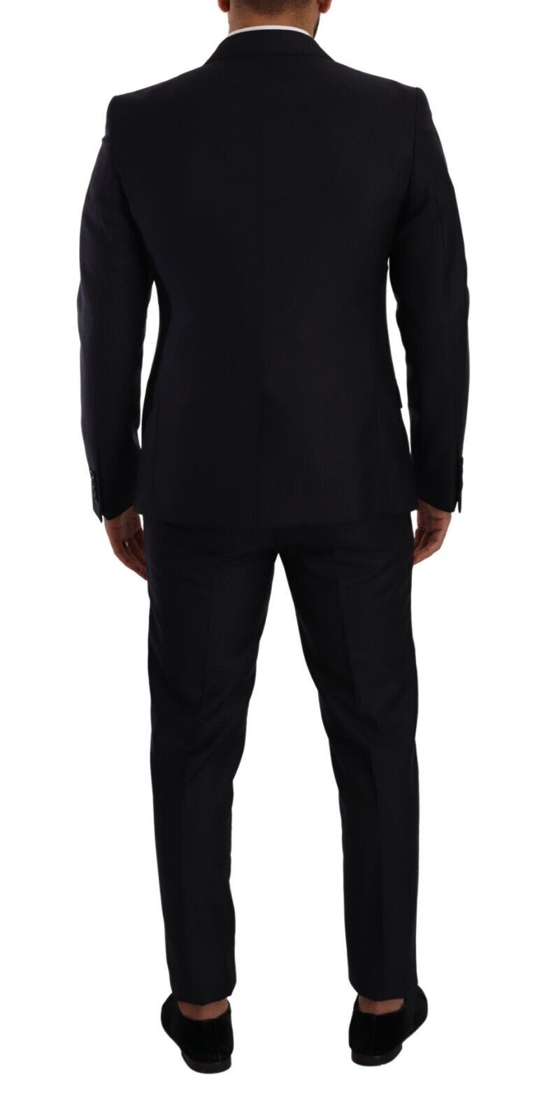 Dolce & Gabbana Elegant Slim Fit Wool Silk Cashmere -puku