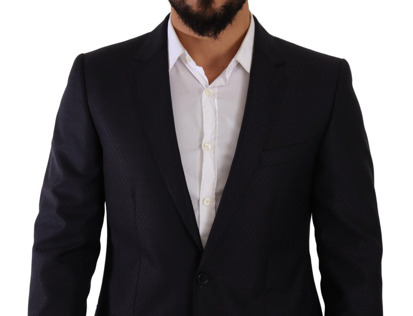 Dolce & Gabbana Elegant Slim Fit Wool Silk Cashmere -puku