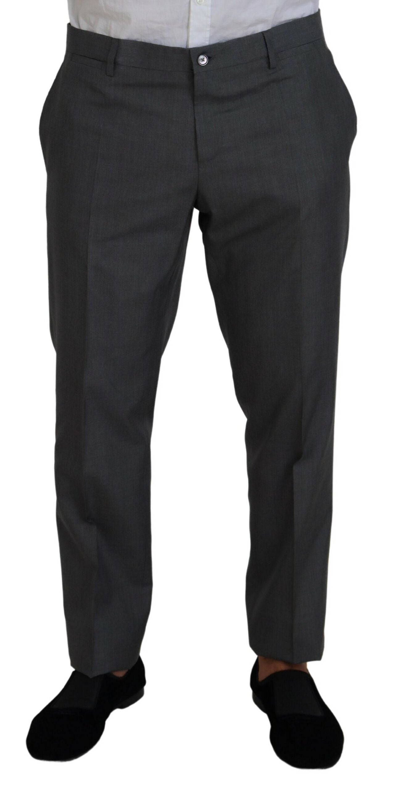 Dolce & Gabbana Sleek Silver Martini Slim Fit kolmiosainen puku