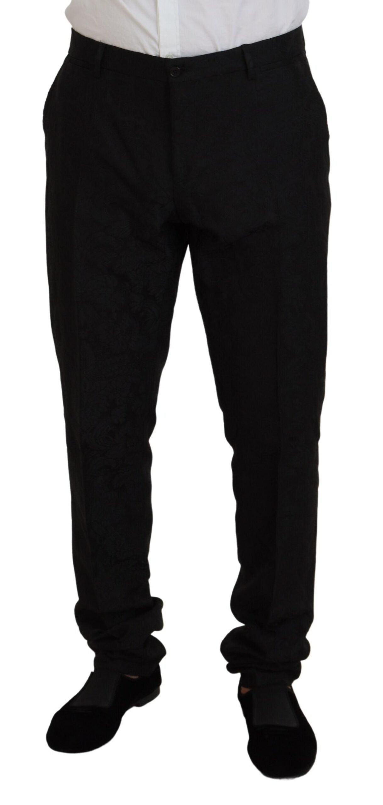Dolce & Gabbana musta Martini Slim Fit -suunnittelijapuku