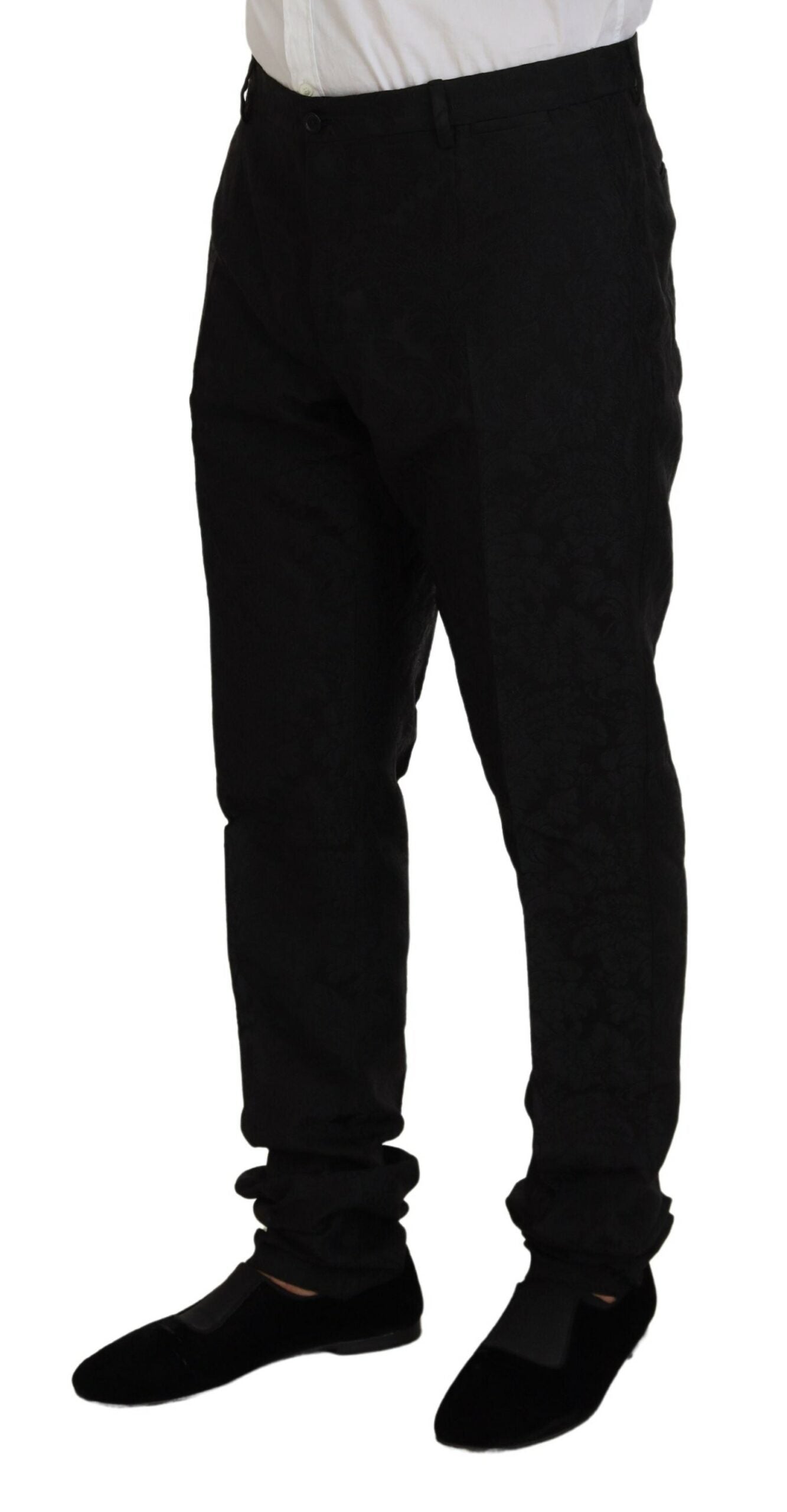 Dolce & Gabbana musta Martini Slim Fit -suunnittelijapuku