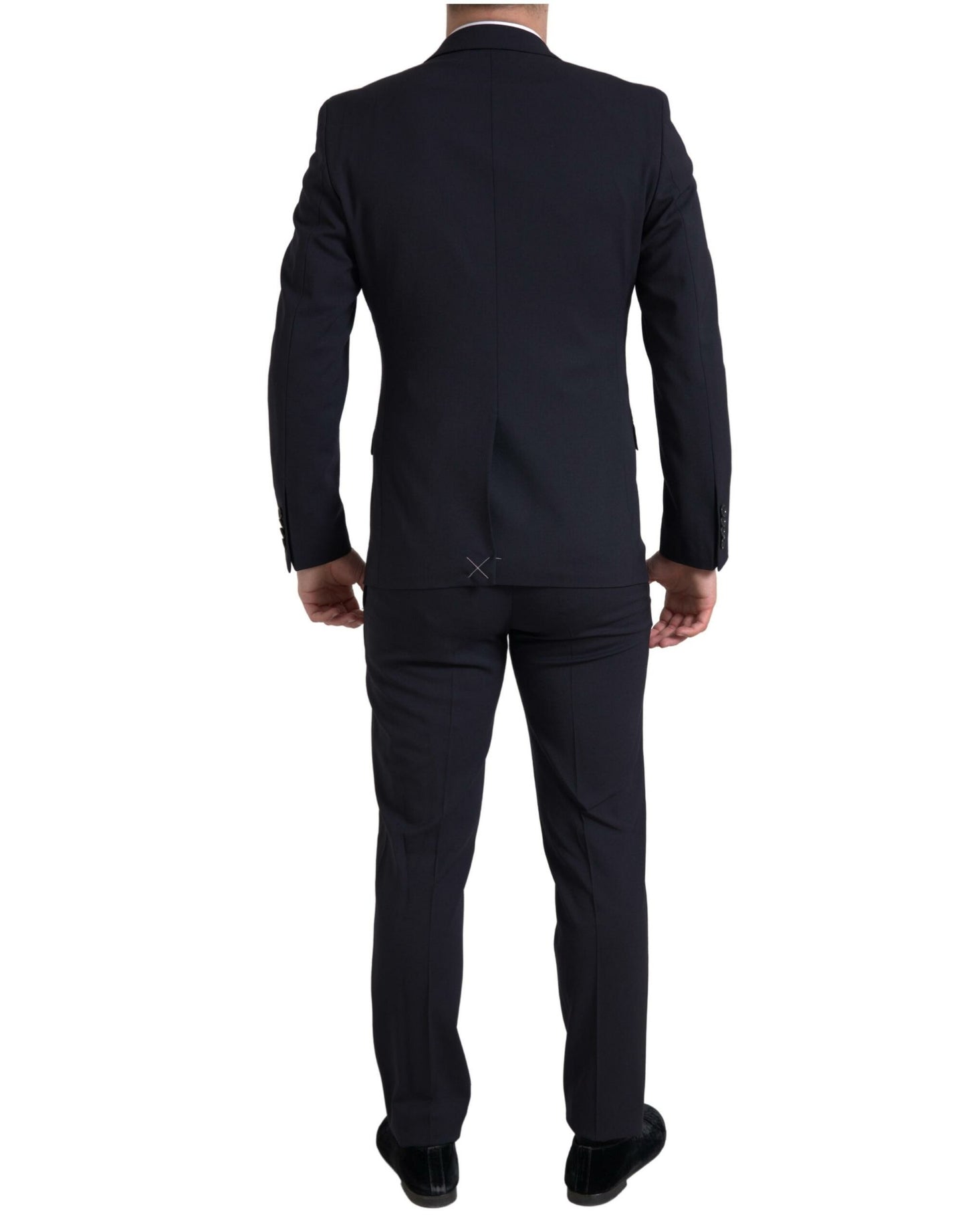 Dolce & Gabbana Tyylikäs tummansininen Martini Slim Fit -puku