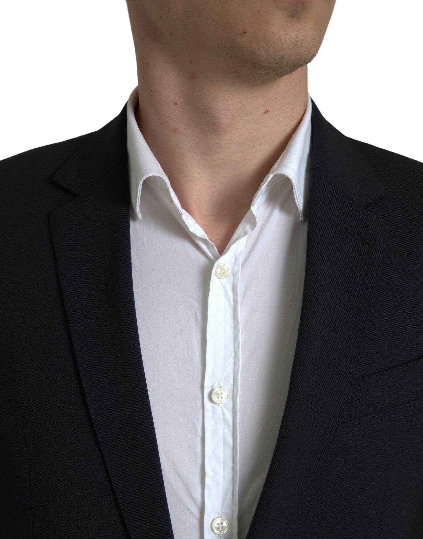 Dolce & Gabbana Tyylikäs tummansininen Martini Slim Fit -puku