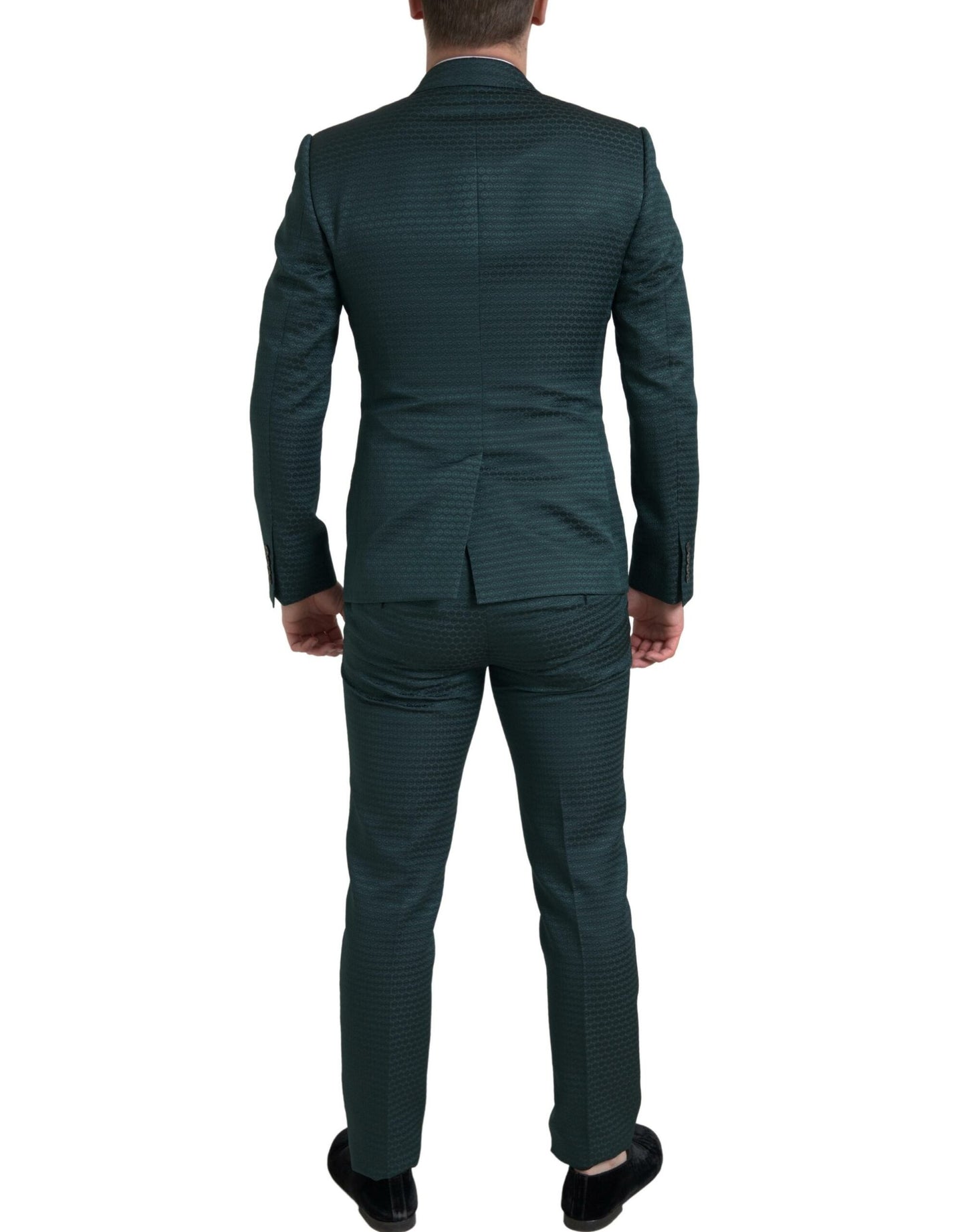 Dolce & Gabbana Emerald Elegance Slim Fit 3-osainen puku