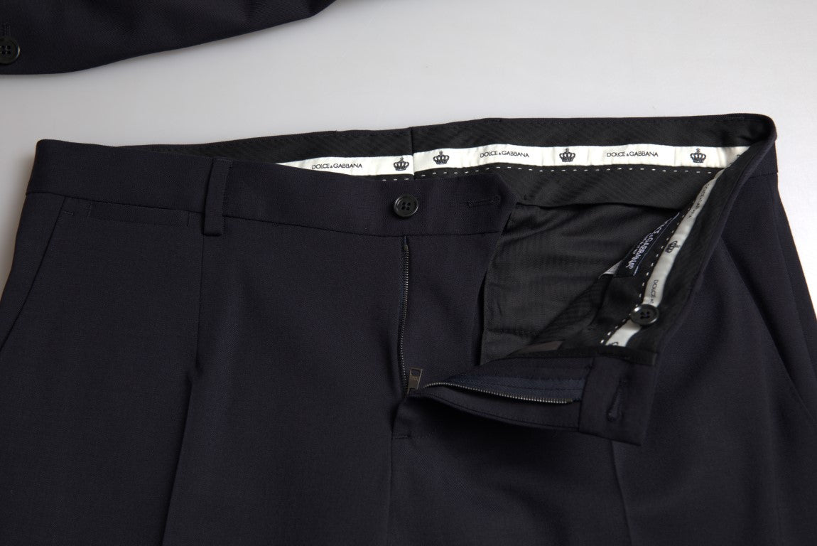 Dolce & Gabbana Tyylikäs tummansininen Martini Slim Fit -puku