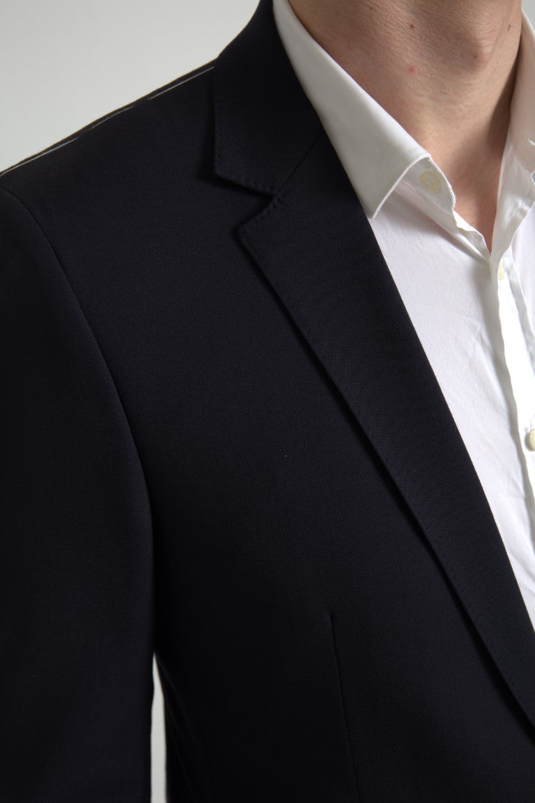 Dolce & Gabbana Tyylikäs tummansininen Martini Slim Fit -puku