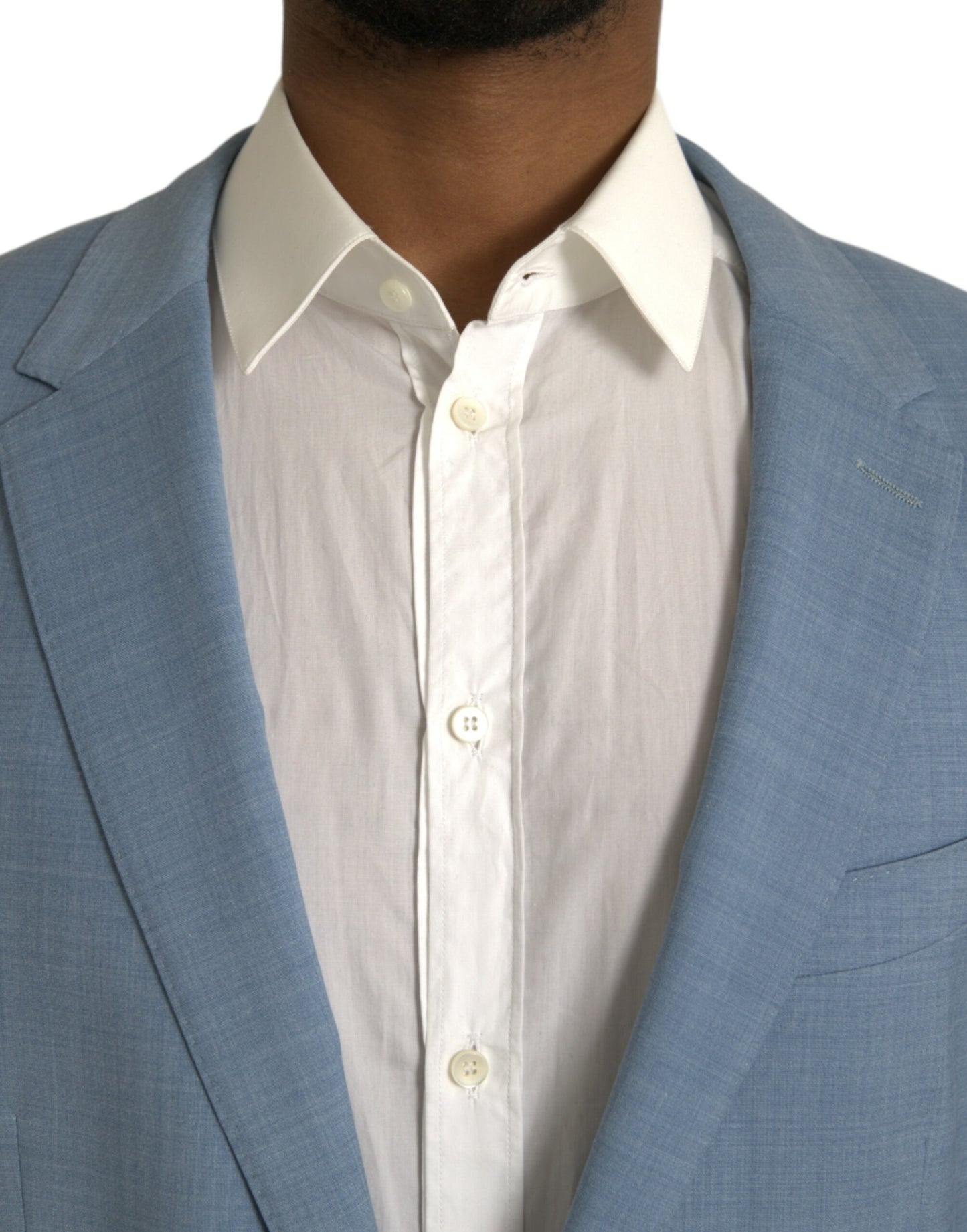 Dolce & Gabbana vaaleansininen polyesteri MARTINI muodollinen 2-osainen puku