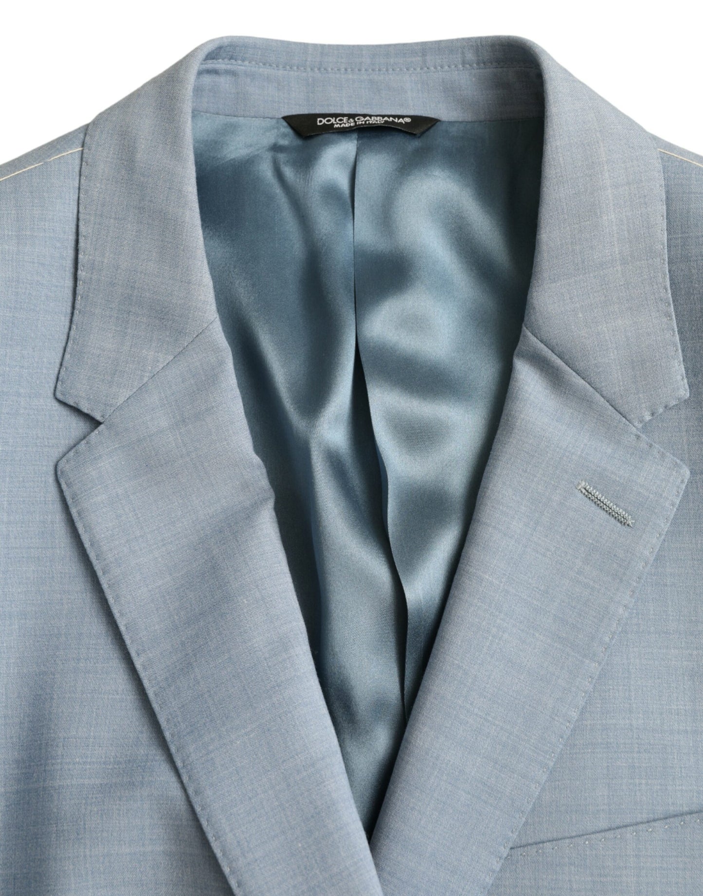 Dolce & Gabbana vaaleansininen polyesteri MARTINI muodollinen 2-osainen puku