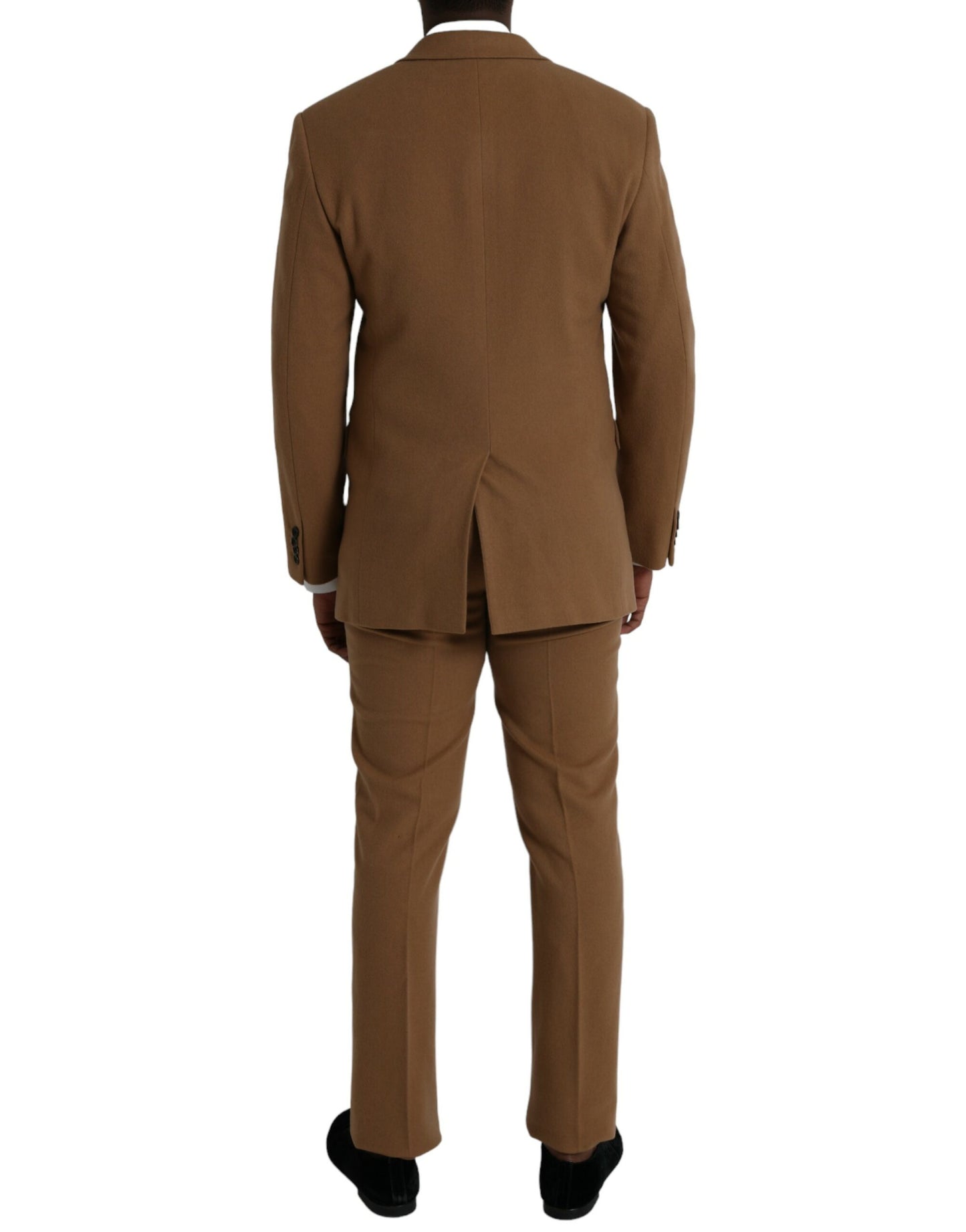 Prada Brown Cashmere 2-osainen yksirivinen puku