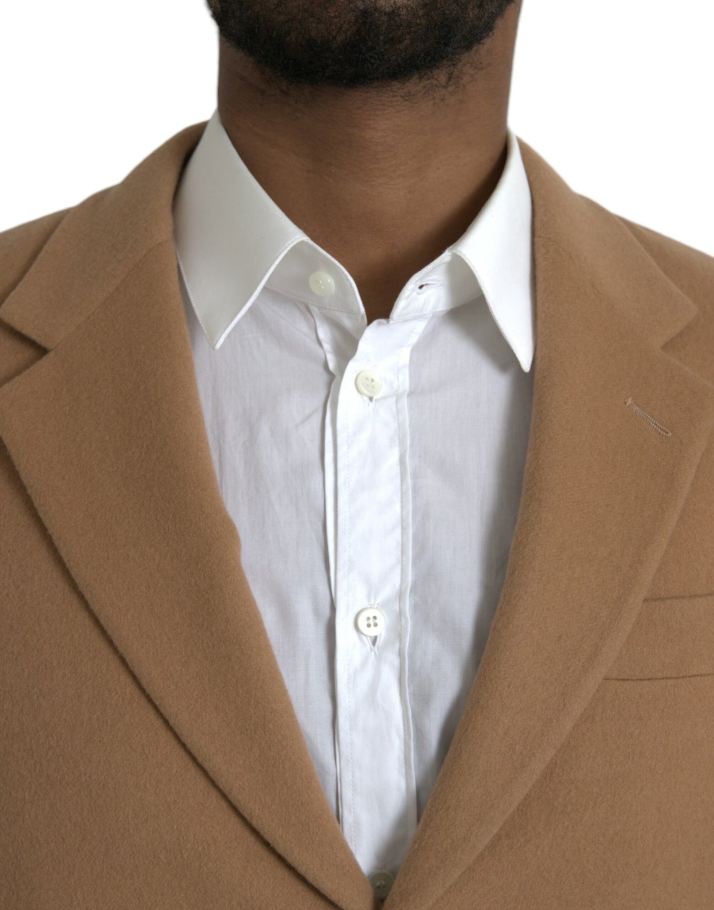 Prada Brown Cashmere 2-osainen yksirivinen puku