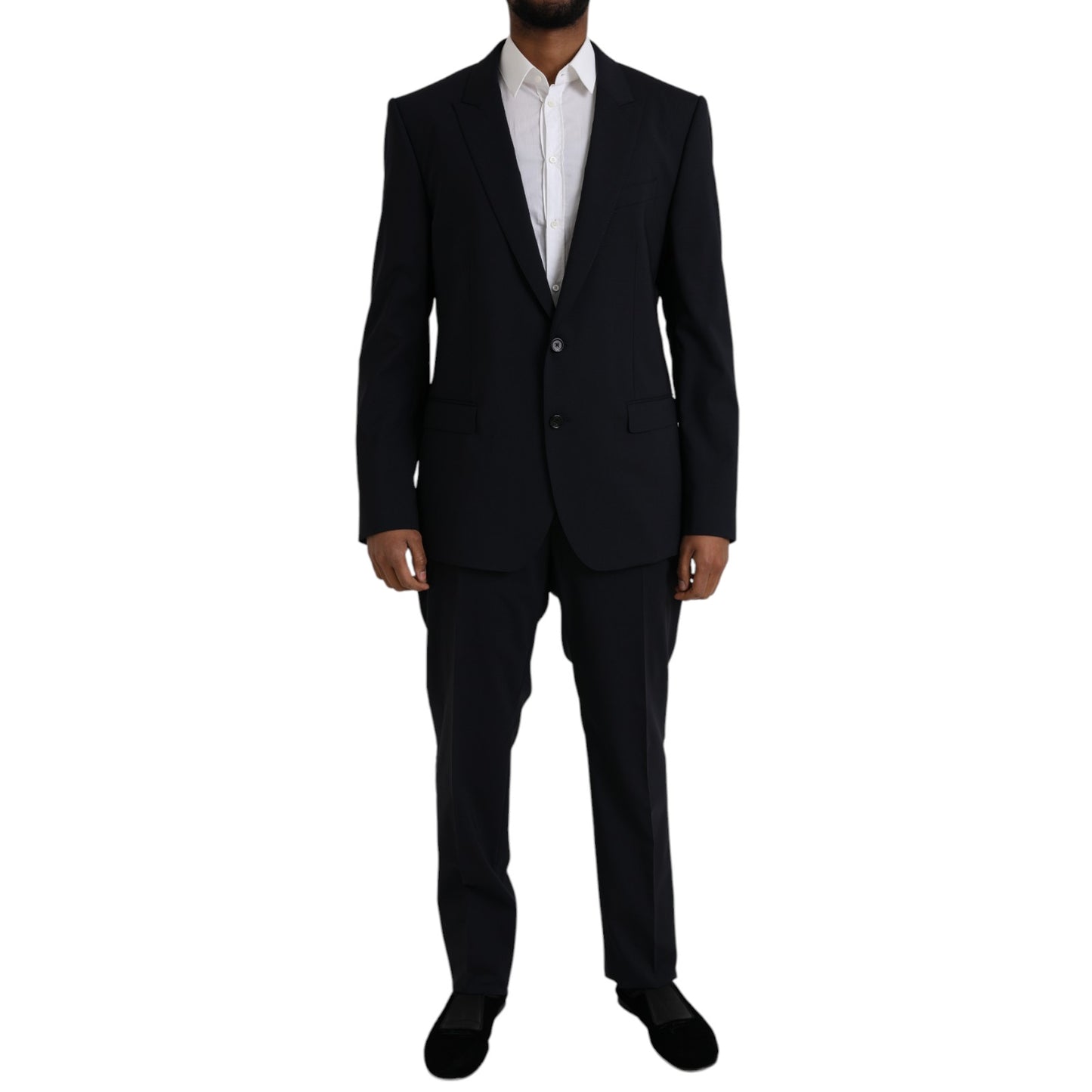 Dolce & Gabbana Sininen MARTINI Wool Formal 2-osainen puku