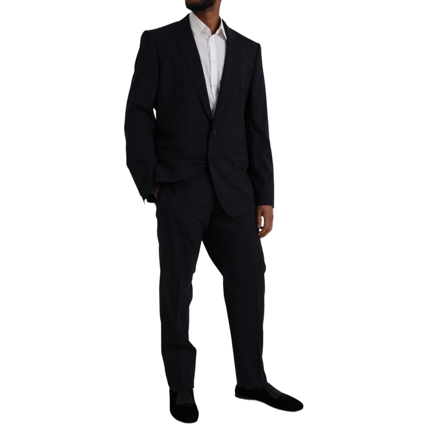 Dolce & Gabbana Sininen MARTINI Wool Formal 2-osainen puku