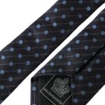 Dolce & Gabbana musta sininen polka dot silkki säädettävä miesten solmio