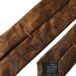 Dolce & Gabbana ruskea kukkainen 100 % silkki säädettävä miesten solmio