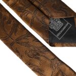 Dolce & Gabbana ruskea kukkainen 100 % silkki säädettävä miesten solmio