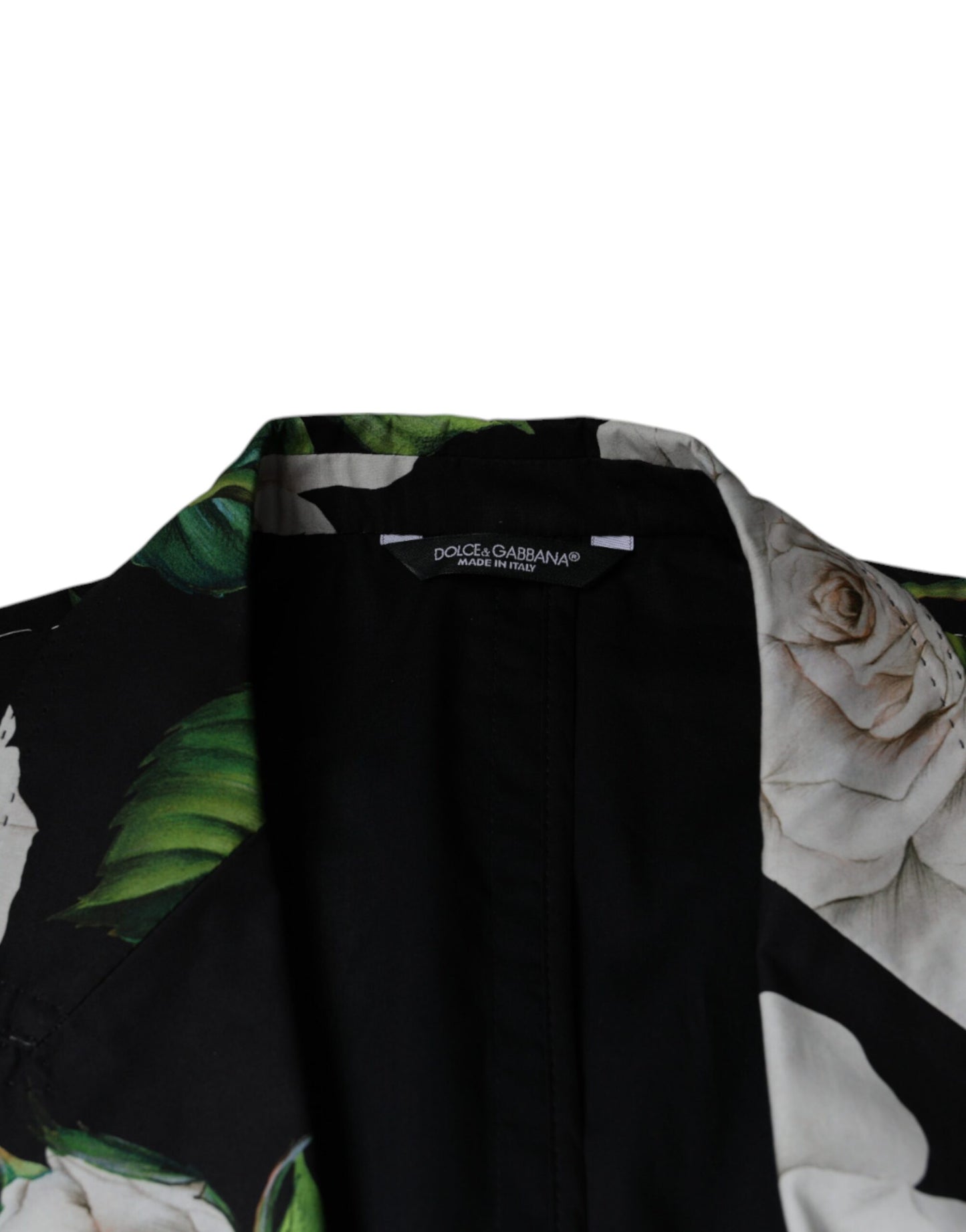 Dolce & Gabbana Black Rose Cotton miesten muodollinen 2-osainen puku