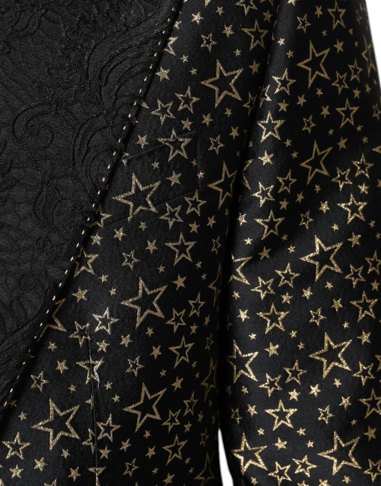 Dolce & Gabbana Black Stars Jacquard SICILIA 2-osainen puku