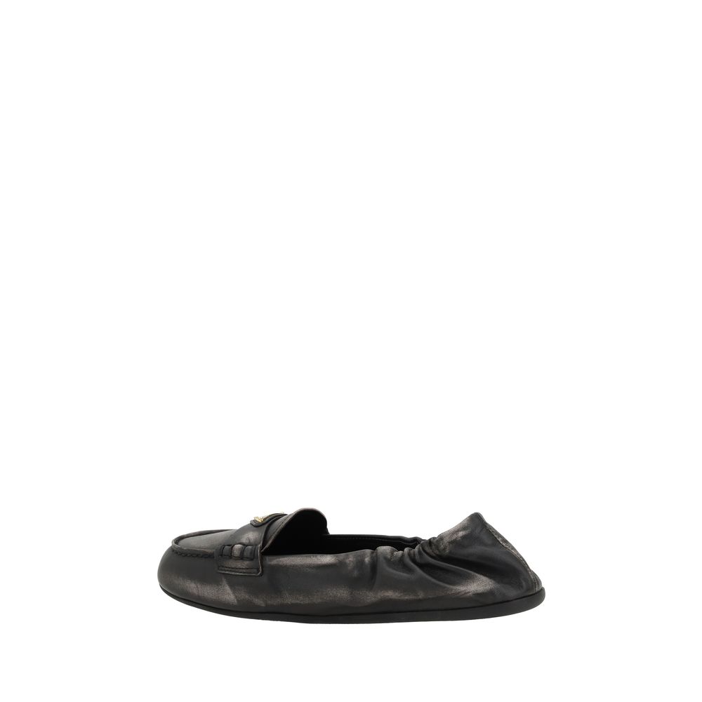Prada vintage-tyyliset nahka loaferit