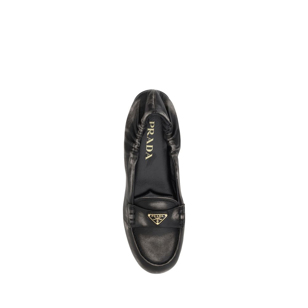 Prada vintage-tyyliset nahka loaferit