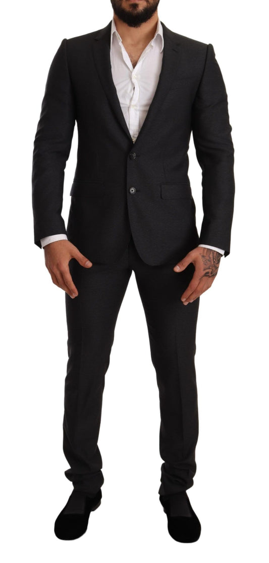 Dolce & Gabbana elegantti harmaa Martini villapuku