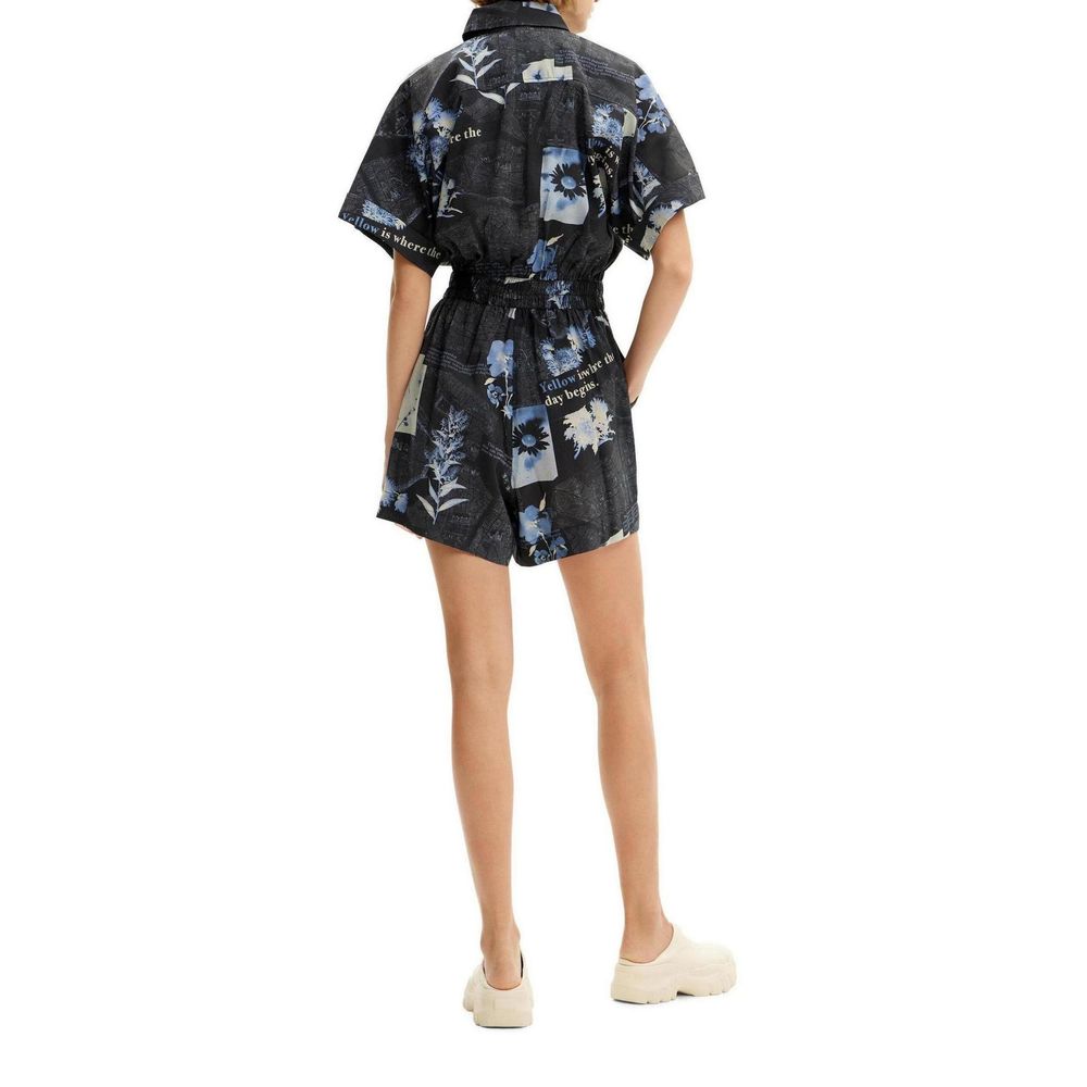 Desigual Blue Viscose Suits & Blazer